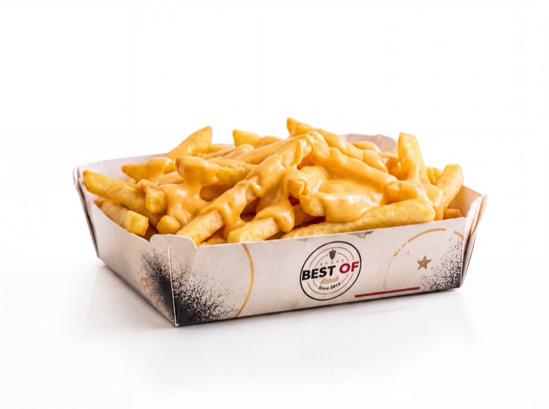 Barquette Frites fromagère