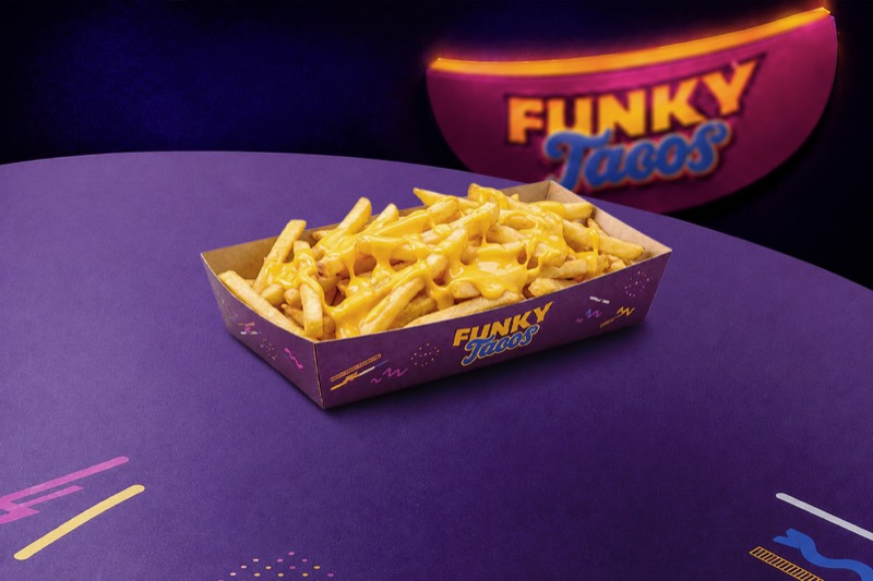 Frites cheddar fondu