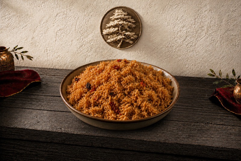 Riz parfumé épicé et pimenté