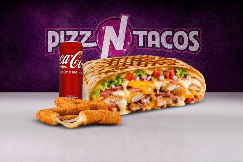 Tacos composer en menu + 6 sticks mozza offerts