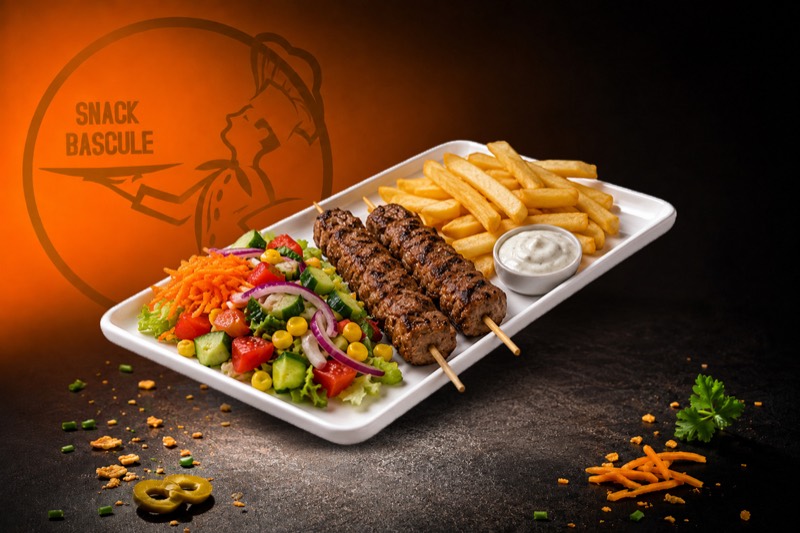 Assiette Brochette de Bœuf